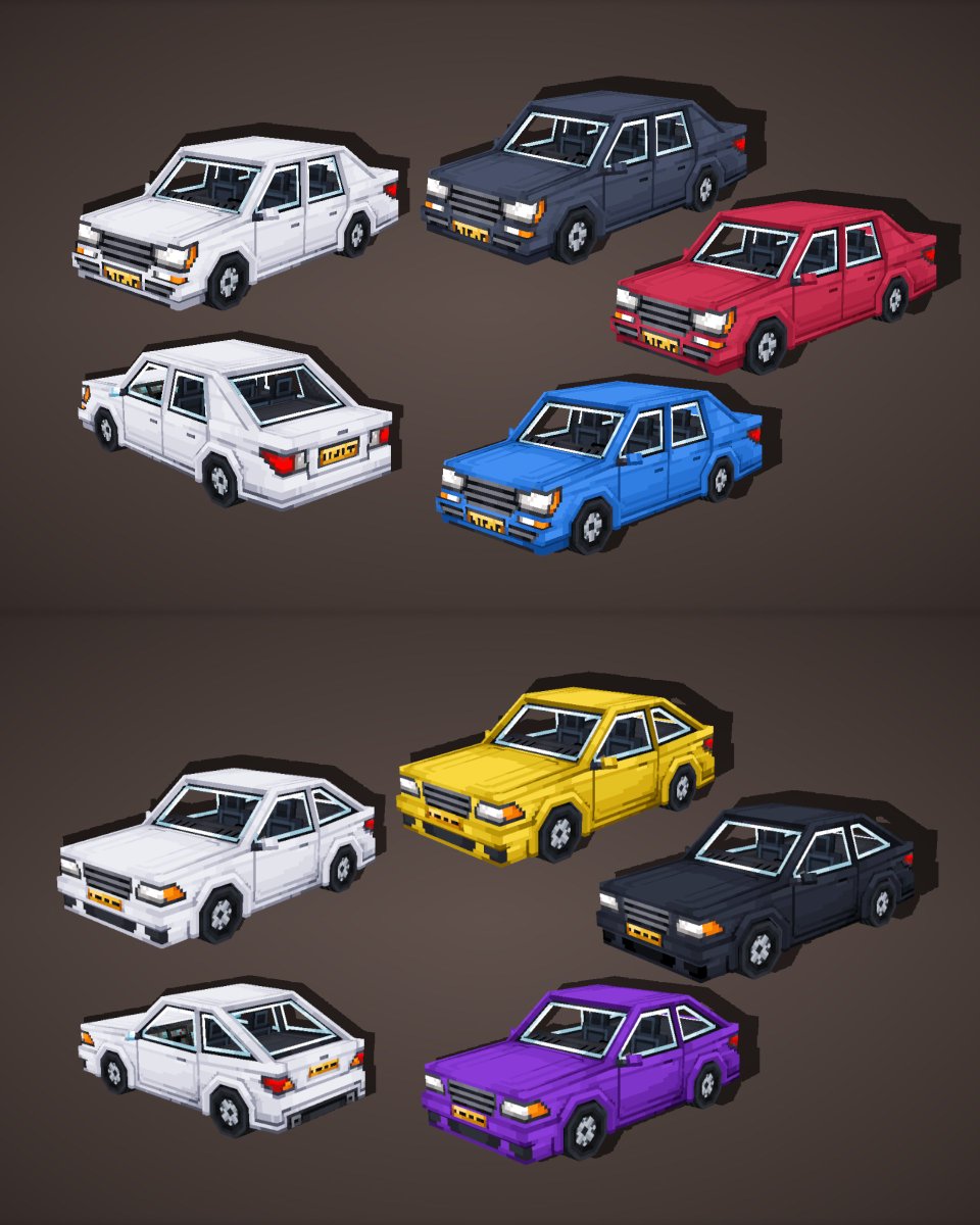 ArthurBn (@arthurbn5) on Twitter photo Several models of cars.
Done for <a href="/CrackedCubes/">CrackedCubes</a> 's Cubewood.
#minecraft #3d #3dmodel #pixelart #lowpoly #blockbench Several models of cars.
Done for <a href="/CrackedCubes/">CrackedCubes</a> 's Cubewood.
#minecraft #3d #3dmodel #pixelart #lowpoly #blockbench