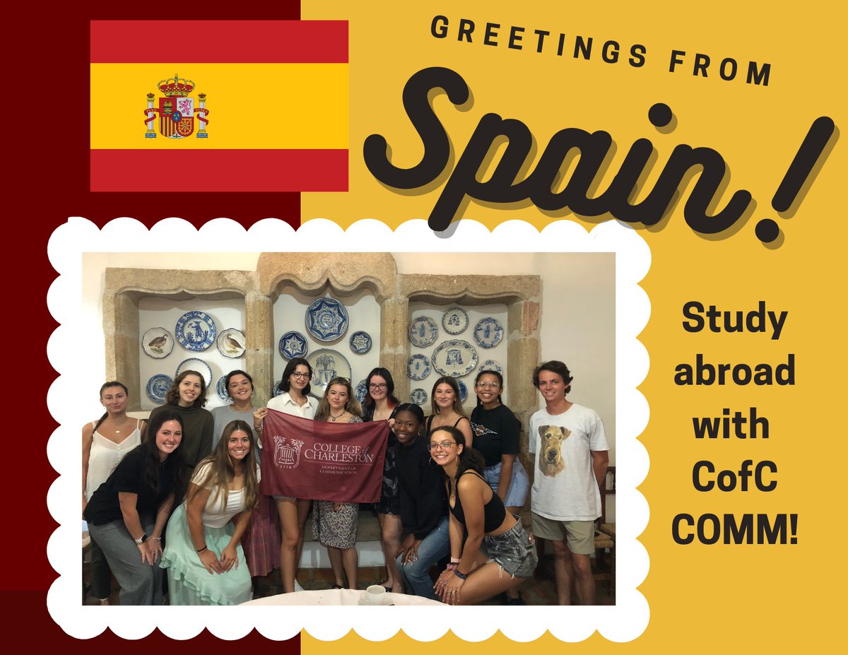 Greetings from #cofccomm in Trujillo, Spain! 🛫🌍