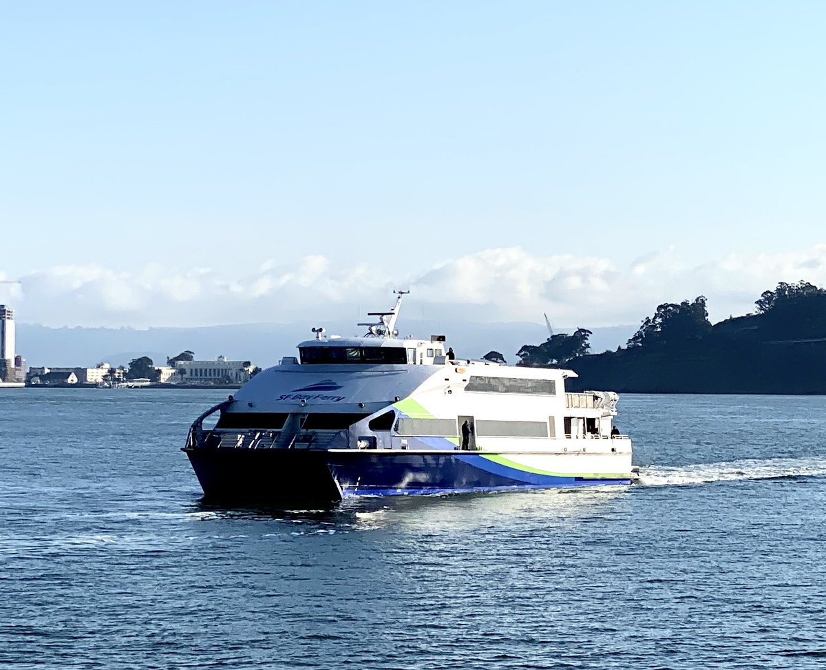peterhartlaub's tweet image. My office today!!

I’ve noticed that @SFBayFerry commute is the most efficient 20 minutes of my workday.

So for #TransitMonth I’m spending the entire day - 8:20 a.m. to 4:30 p.m. - going back and forth &amp;amp; using the ferry as my co-working space.

More updates to come …

⛴️👨🏼‍💻💯