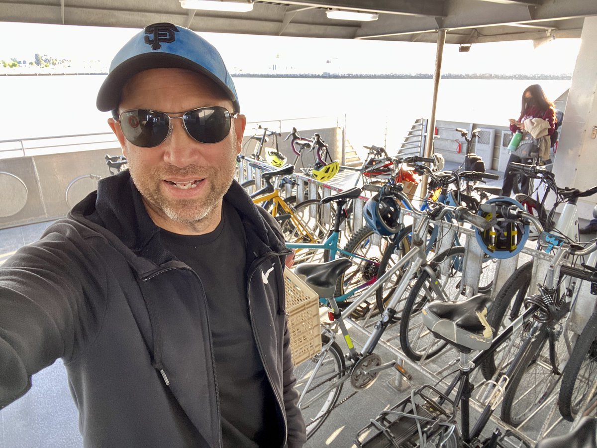 peterhartlaub's tweet image. My office today!!

I’ve noticed that @SFBayFerry commute is the most efficient 20 minutes of my workday.

So for #TransitMonth I’m spending the entire day - 8:20 a.m. to 4:30 p.m. - going back and forth &amp;amp; using the ferry as my co-working space.

More updates to come …

⛴️👨🏼‍💻💯