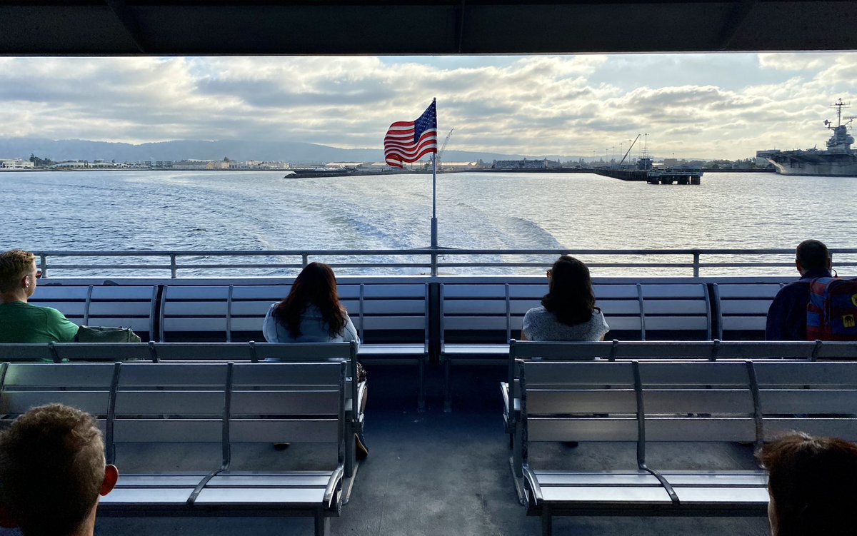 peterhartlaub's tweet image. My office today!!

I’ve noticed that @SFBayFerry commute is the most efficient 20 minutes of my workday.

So for #TransitMonth I’m spending the entire day - 8:20 a.m. to 4:30 p.m. - going back and forth &amp;amp; using the ferry as my co-working space.

More updates to come …

⛴️👨🏼‍💻💯