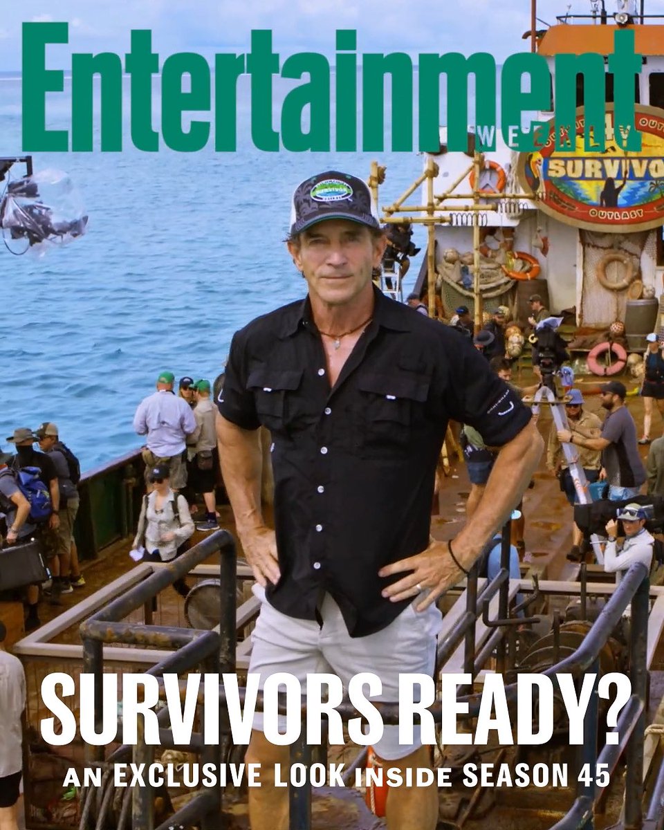 Have you seen the news?! 📖 @Survivorcbs is on the front cover of @EW! Check it out here: ew.com/tv/survivor-45…  Photo Credit: Robert Voets/CBS  Writer: @DaltonRoss