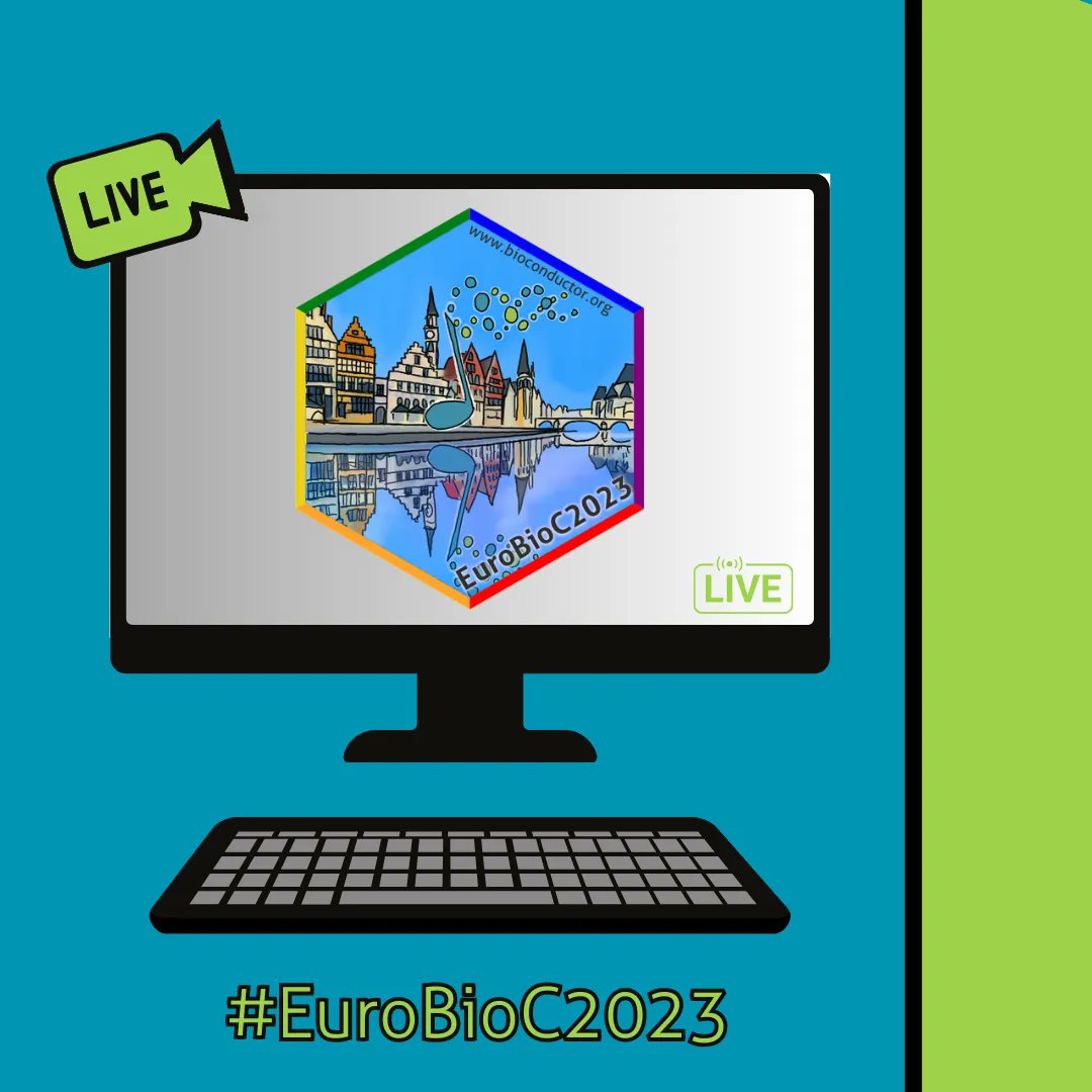 **Did you know #EuroBioC2023 will be live streamed?**

Don't miss out on the amazing talks that will be taking place at EuroBioC2023!!

Find out more into here: buff.ly/3r1WkED