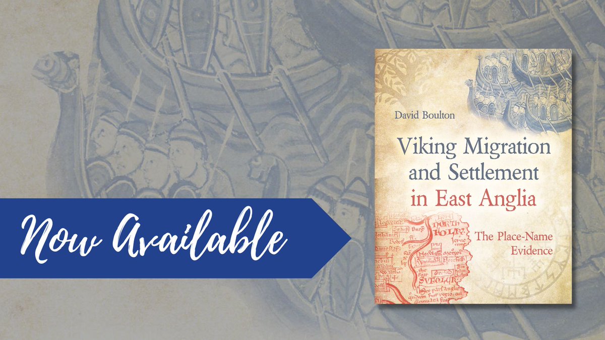 Oxbow Books (@oxbowbooks) on Twitter photo Today, the name of the game is exploring the first comprehensive analysis of Scandinavian-influenced place names in East Anglia. Using this analysis, this volume maps out different patterns of #Viking settlement in the region. Learn more ➡ ow.ly/2RZj50PMPPr
#Onomastics Today, the name of the game is exploring the first comprehensive analysis of Scandinavian-influenced place names in East Anglia. Using this analysis, this volume maps out different patterns of #Viking settlement in the region. Learn more ➡ ow.ly/2RZj50PMPPr
#Onomastics