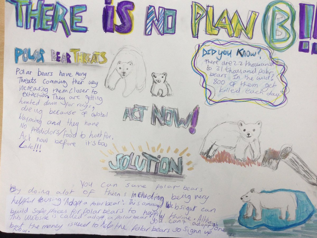 Learning about endangered animals in #smithdowngeog what threats each are facing and what needs to be done to help.