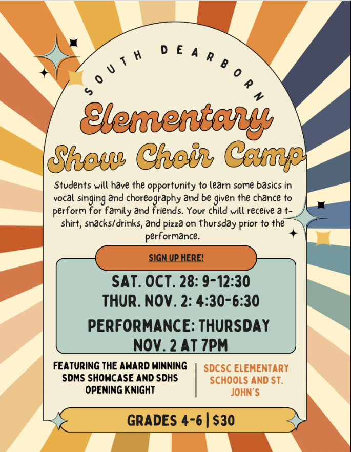 Don't forget to sign up for SD’s Elementary Show Choir Camp! This is a great opportunity for students to have fun while honing their singing and dancing skills.
forms.gle/Lmhka8iZ52z2Rp…
