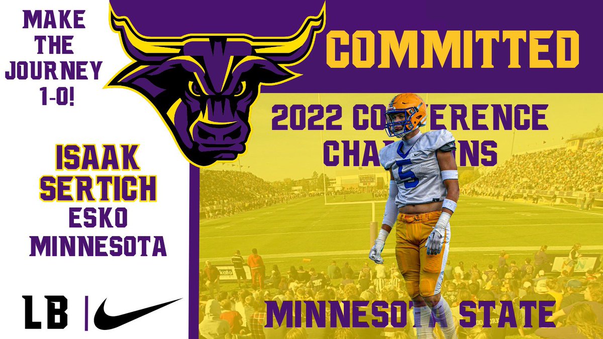 Im very excited to say that I have committed to <a href="/MinnStFootball/">Minnesota State Football</a> !

<a href="/CoachHJones/">Houston Jones</a> @hoffner_todd <a href="/Todd_Taylor28/">Todd A. Taylor Jr.</a> 
🤘