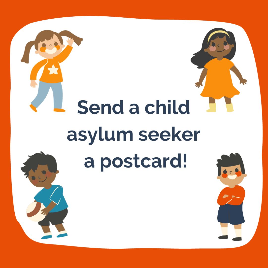 We like this campaign headed by Cartoons Not Cruelty, which focuses on making a difference to each individual child asylum seeker.

Send a postcard today to a child asylum seeker so they know they are welcome in the UK:
findothers.com/tools/postcard…