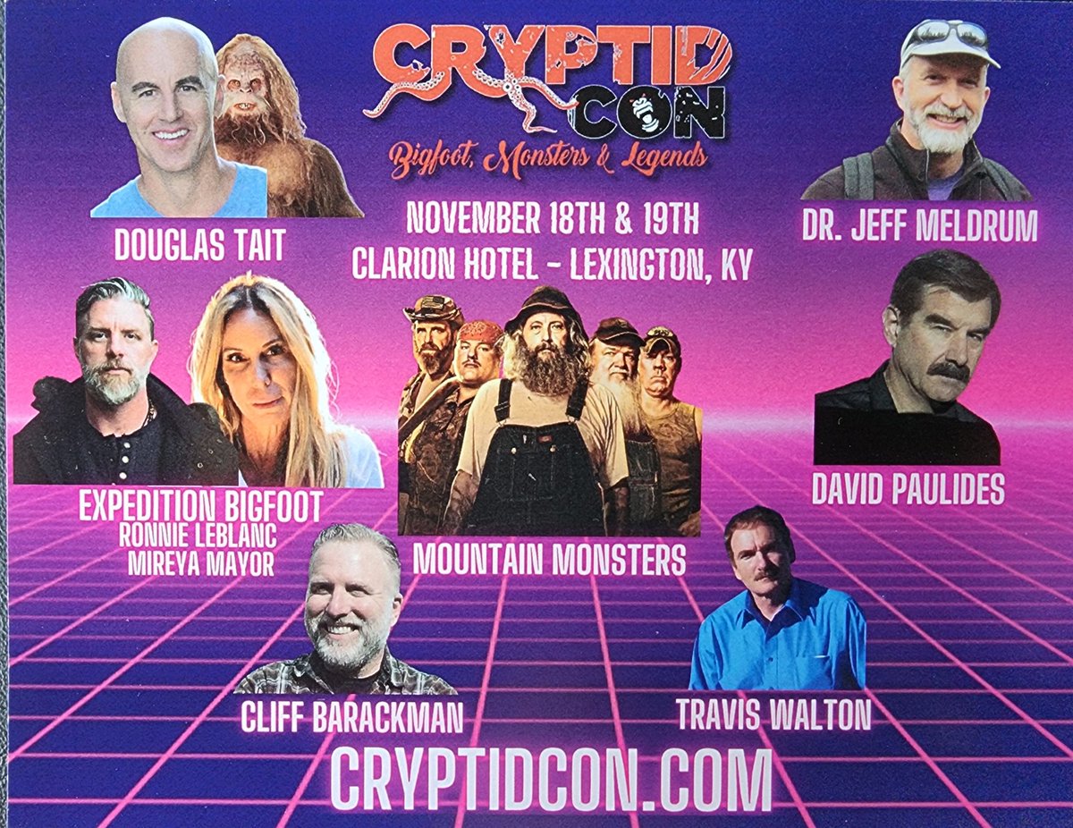 CryptidCon tweet picture