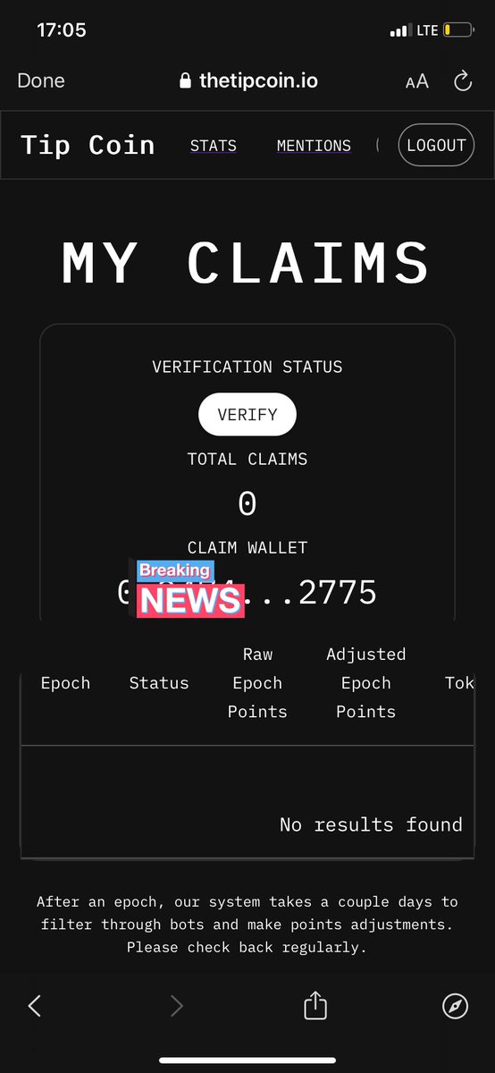 young_gzzy's tweet photo. @tipcoineth Nothing showing 
$tip @tipcoineth https://t.co/RsfA7eLKEa