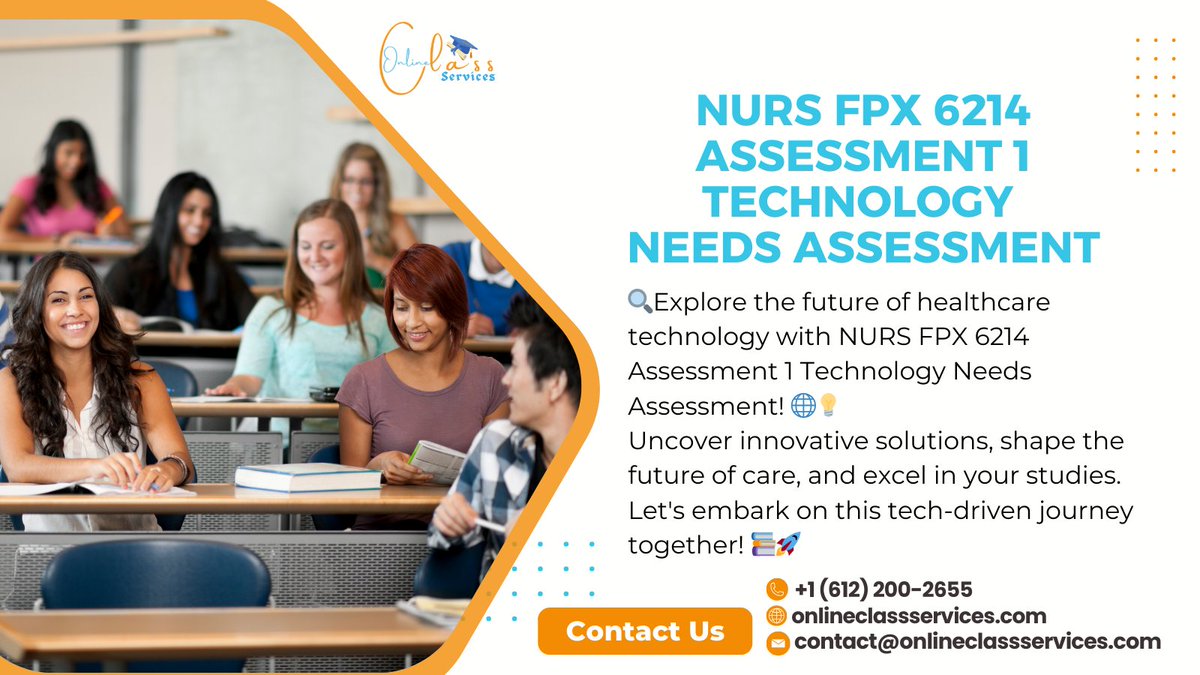 OnlineSer2's tweet photo. Explore the future of healthcare technology with NURS FPX 6214 Assessment 1: Technology Needs Assessment!

Website: https://t.co/KFeA5U7y59

#NURSFPX6214 #TechNeedsAssessment #HealthTechEvolution https://t.co/kdwN8cey1y