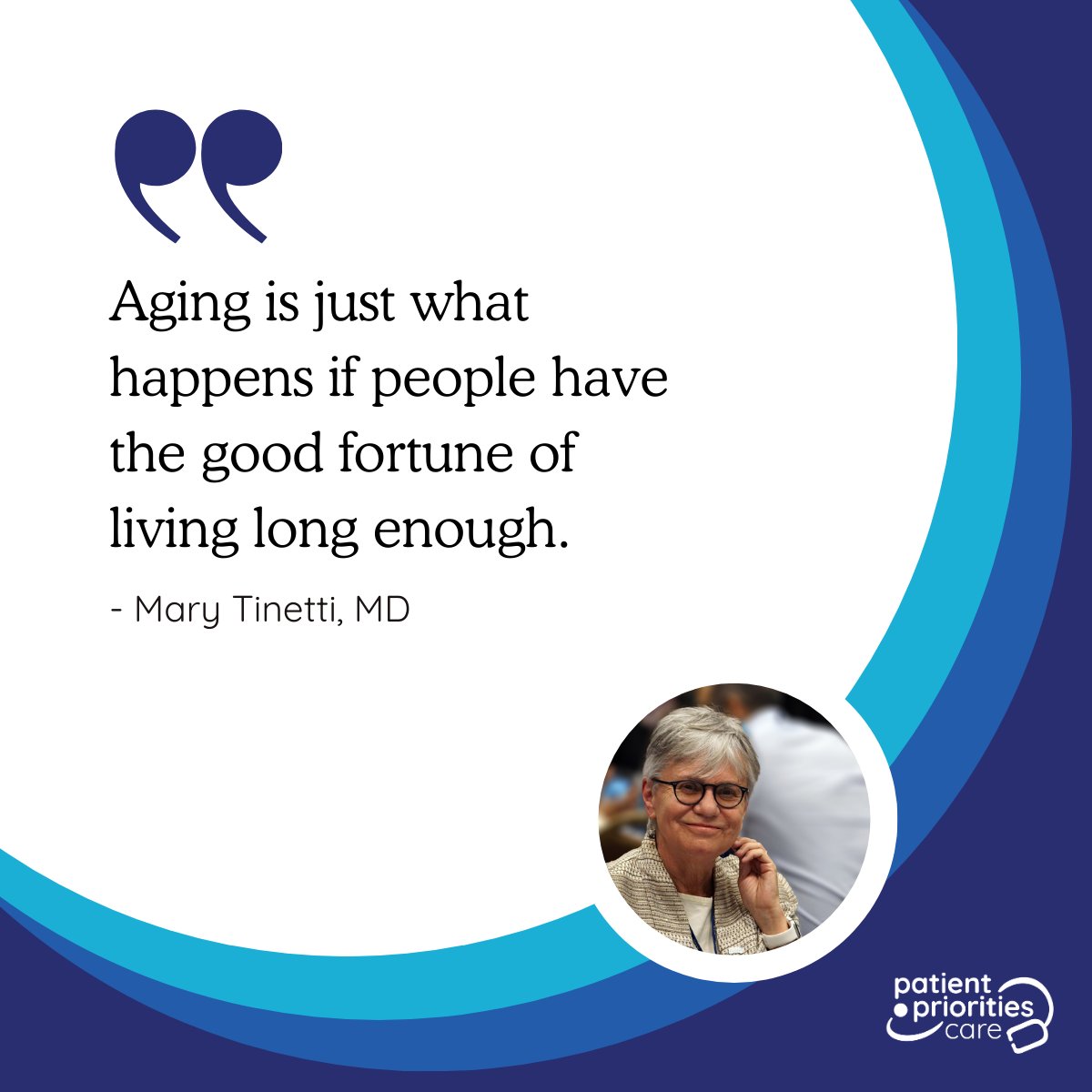 Ageism is prevalent in much of society, including health care. We asked Mary Tinetti (@GoalsDriveCare) how she would approach shifting the mindset. 👉Read the full Q&A from National Healthcare Decisions Day here: bit.ly/3EGHsP6 #HealthyAgingMonth