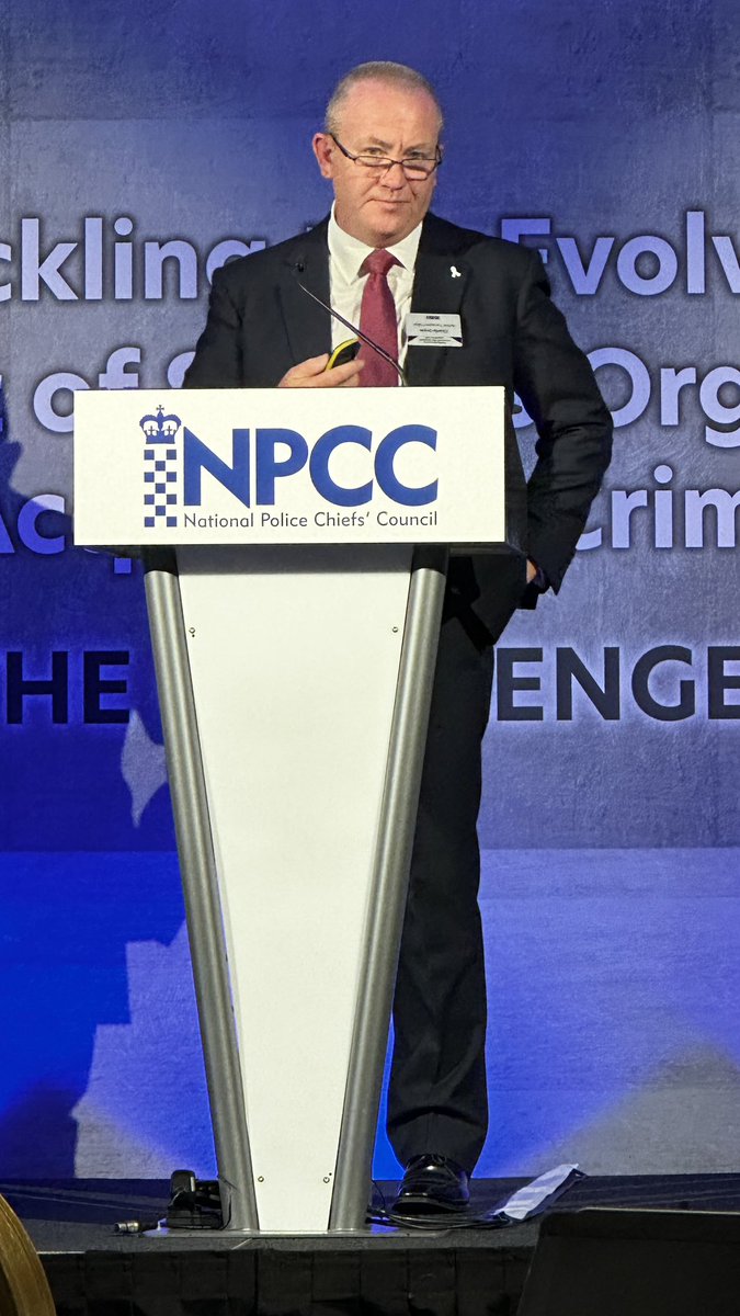 Our final speaker of #DayOne is ACC Charlie Doyle, NPCC Lead for Metal Crime.

An overview of the Metal Crime Steering Group including emerging threats of theft to the renewable energy industry #soac2023