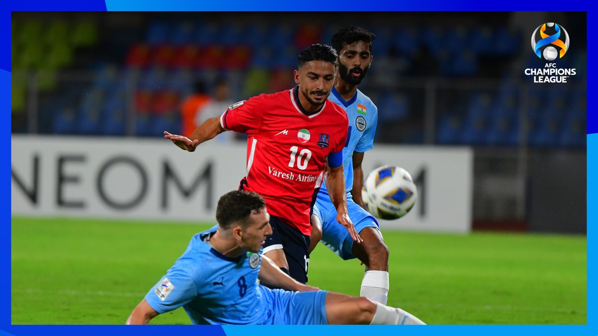 TheAFCCL's tweet photo. ⏲️ FT | 🇮🇳 Mumbai City FC 0️⃣-2️⃣ Nassaji Mazandaran 🇮🇷

An emphatic triumph in Pune has set the Iranian debutants up at the continental stage!

#ACL | #MUMvNSJ https://t.co/ANcaMQS6mw