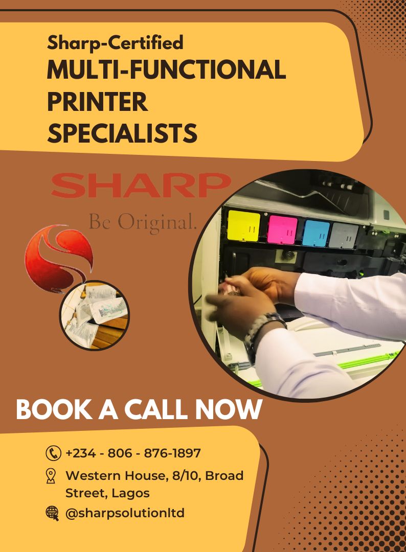 Sharpsolutionng's tweet image. 🛠️ From Paper Jams to Printing Perfection! Our Expert Technicians Keep Your Sharp Printers Running Smoothly. 🛠️📄

#PrinterHeroes #SharpServices #PrinterSolutions #printersinlagos #Sharpsolutionltd #PrinterRepair #BusinessAdvantage #CertifiedTechs #PrinterCare #copierrepair