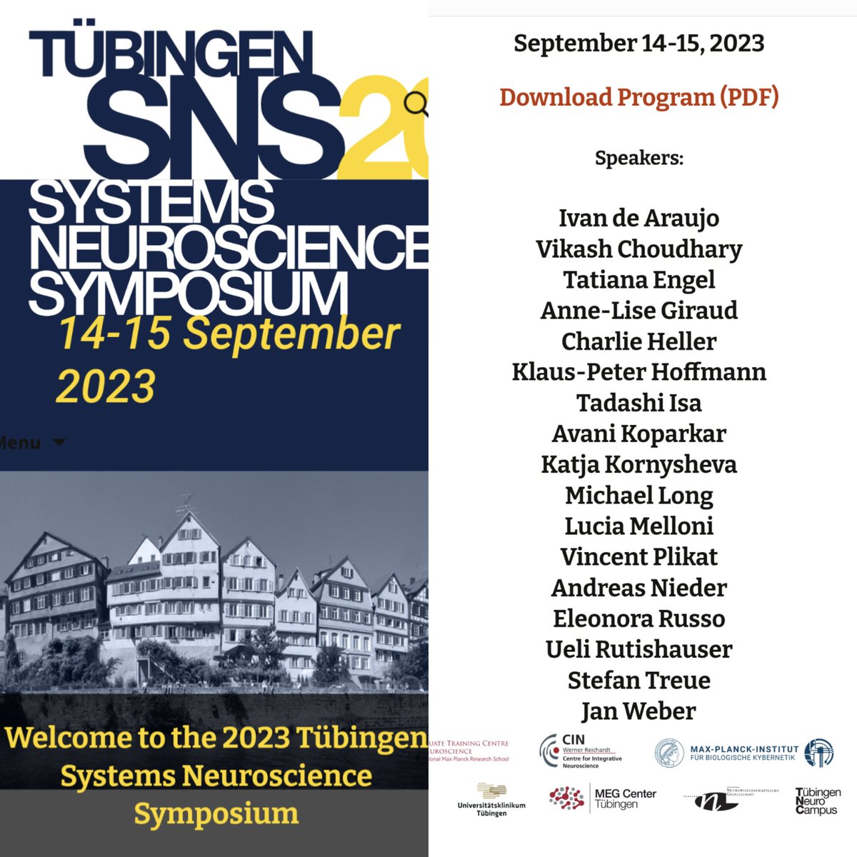 KatjaKornysheva's tweet image. Thanks to @TueNeuroCampus for organising the #SNS2023 symposium and for the invite, @lena_veit! An inspiring two days of #systemsneuroscience!