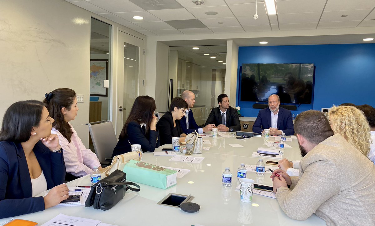 iamanesa's tweet photo. 1️⃣ Great to have our @ALPI_leaders in 🇺🇸 this week for a study visit. We start the first day with a welcome meeting at @IRIglobal office with IRI’s Europe director, @mrpaulmccarthy. Full agenda and lots of important meetings ahead of us! https://t.co/8BrqVuWCzX