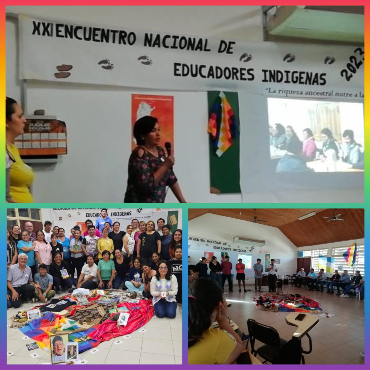 FUNDACION_SIMAS's tweet photo. Desde Lavalle a Salta! 🏜
Laura Guardia miembro del equipo coordinador del Centro de Aprendizaje Universitario (CAU) de Asunción de la Universidad Siglo 21 estuvo presente en el XXI Encuentro Nacional de Educadores Indígenas 2023. Universidad en territorio Indígena! https://t.co/BVyuX4PGPe