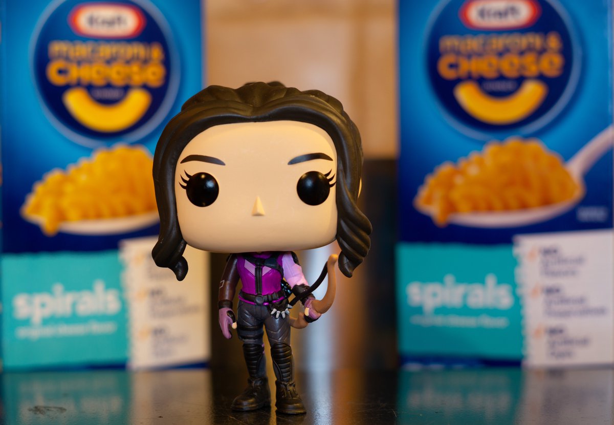 I know it’s delicious. 

#Hawkeye #KateBishop #HaileeSteinfeld  #Kraft #MacAndCheese #MacaroniAndCheese #MarvelStudios #FunkoPOP #Funko