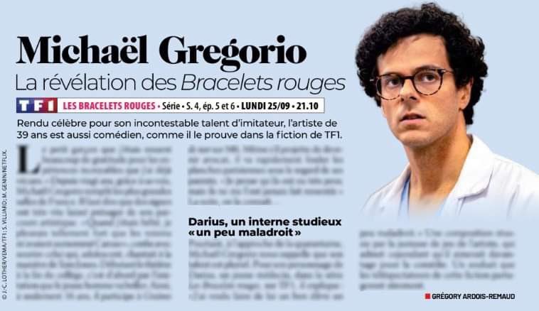 grego_ard's tweet photo. Il est à l’affiche de la nouvelle saison des Bracelets rouges sur TF1. Michaël Gregorio est la révélation de cette nouvelle mouture, et ça valait bien un portrait ! A découvrir dans Télé Loisirs.
@catherineraud
#teleloisirs #lesbraceletsrouges #tf1 #michaelgregorio https://t.co/9by0047cjr