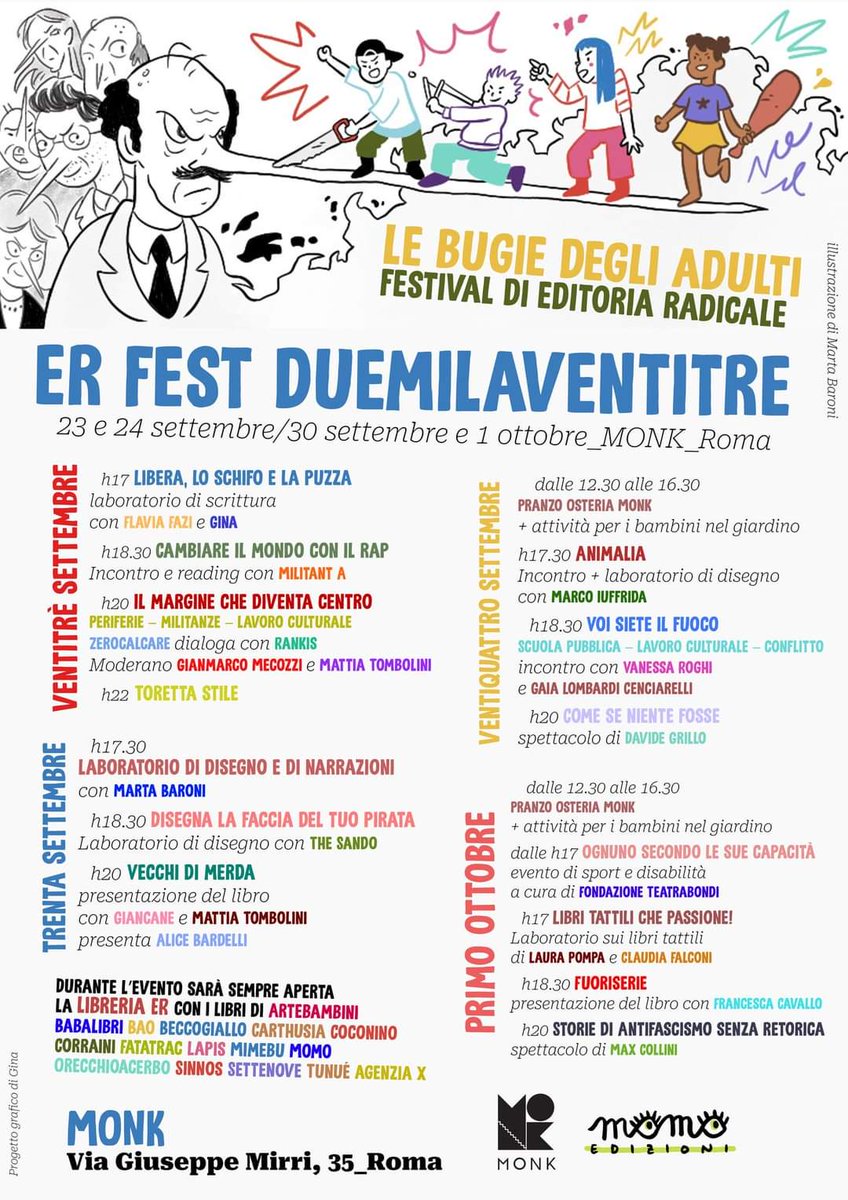 Due fine settimana pieni di cose.
Vi aspettiamo al <a href="/MonkClub/">MONK Roma</a>!