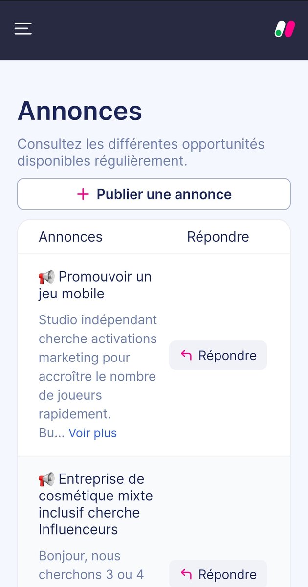 💰 Des opportunités business sont dispo sur Newgo.

Venez y répondre ou venez poster vos propres annonces à la communauté #esport et #gaming 

Et notre app fonctionne maintenant très bien sur téléphone 😇

👉 beta.newgo.io