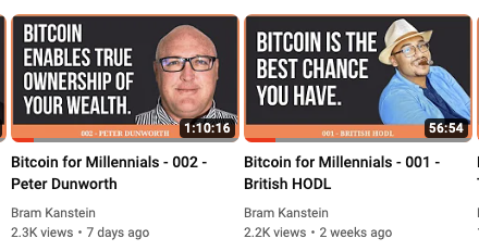 First 2 weeks of my #bitcoin podcast and I am happy with these numbers 🙏

Of course, I started off with banger guests <a href="/BritishHodl/">BRITISH HODL ❤️‍🔥🐂❤️‍🔥</a> and <a href="/PeterBTCAdviser/">Peter Dunworth</a>, so that might've helped :)

Episode 003 is now live ⬇️