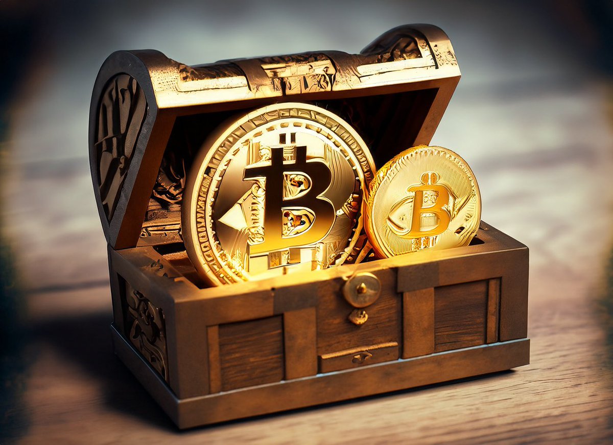 gciccol's tweet photo. A #Bitcoin and a #Millibit in a chest
#AIart #AIArtCommuity #digitalart https://t.co/caeHHAnVIt