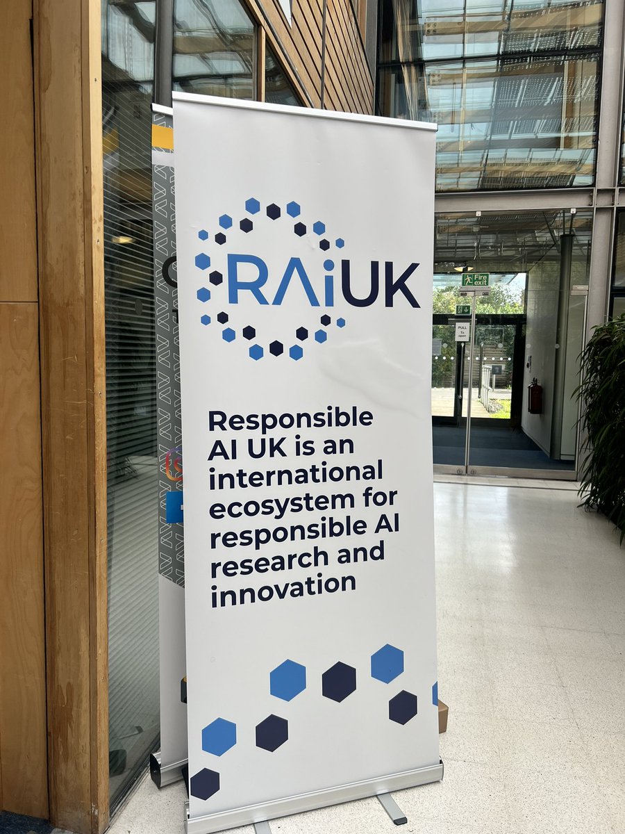 Great start to the week attending the University of Nottingham-wide RAI UK Network event @responsibleaiuk