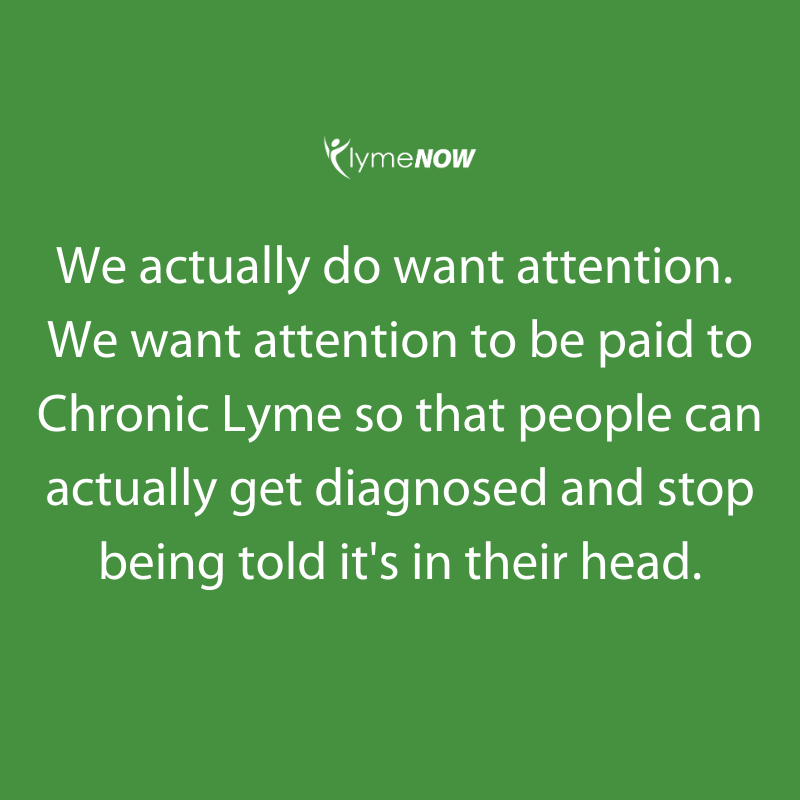 Please give us lots of attention 🤗 (Like and reply and retweet!!) #LymeNow #LymeAwareness