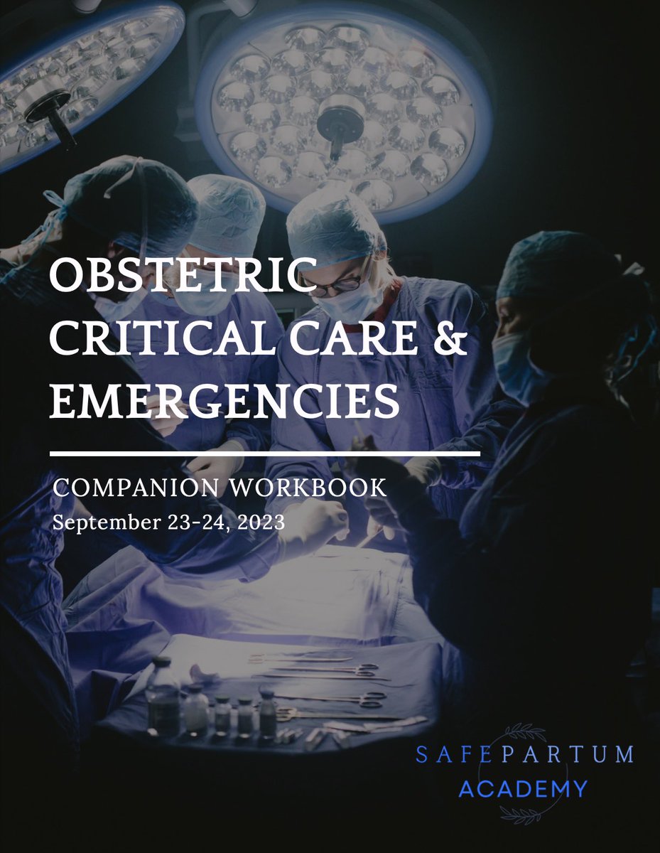 It’s almost here! Time to download your digital materials for OB Critical Care & Emergencies! We can’t wait to see you!!! fun-acorn-864.myflodesk.com #OCCE #SafePartum