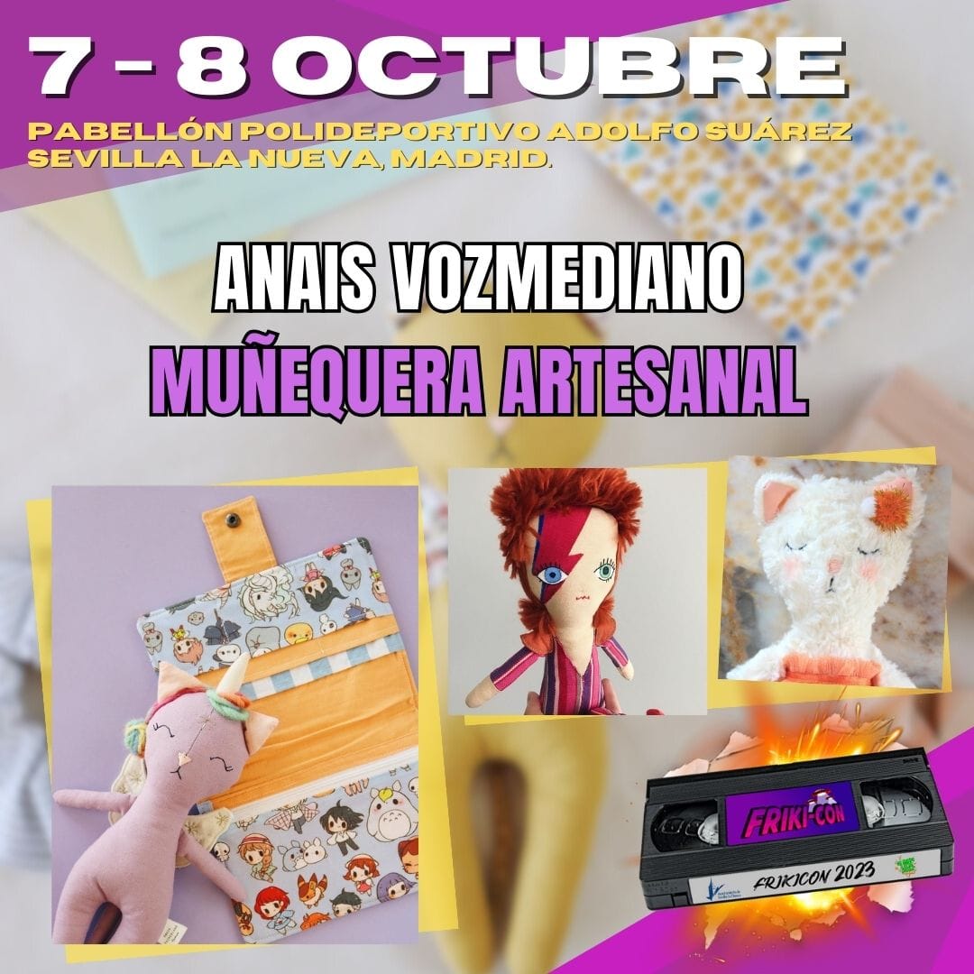 🎃🎢 Va quedando menos para la Frikicon 📼 y aquí tenéis más #artistas
Azahara  Herrero, Nerea Gamboa, Anaís Vozmediano 💫🎬
Pronto muchas más Novedades...
<a href="/nivel_20/">Nivel20</a> <a href="/HpFansSpain/">Harry Potter fans Sp</a> <a href="/NarradorMaldito/">Narrador Maldito</a> <a href="/KitsoftheCat/">Kits of the Cat 🖖🤖👽🚀🛸🇪🇺🇪🇸</a> <a href="/DragonaTodd/">DragonaTodd</a> <a href="/AytoSLN/">Ayto. SevillaLaNueva</a>