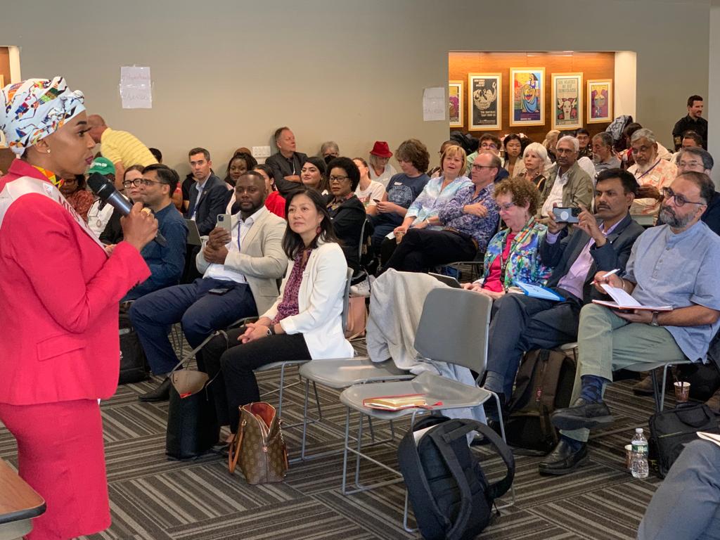 Participating in Global #PeoplesAssembly held in New York, 2040 activists from 145 countries drew #PeoplesDeclaration demanding social, economic, financial, climate justice &amp; protection of civic space &amp; human rights. bit.ly/GPADeclaration… #SDGSummit #Act4SDGs <a href="/antonioguterres/">António Guterres</a>