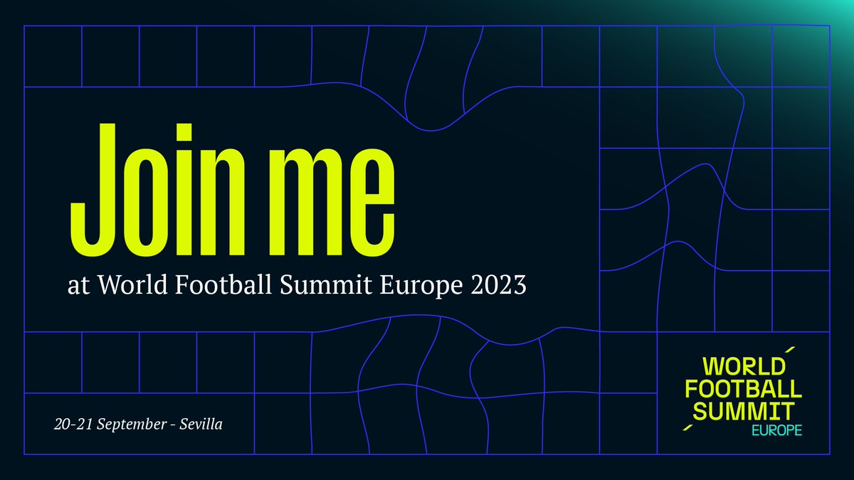 BeplayerGlobal's tweet image. ¡Estamos emocionados de anunciar que el equipo de BEPLAYER estará presente en el @WFSummit en Sevilla! 🌍⚽ Este evento es una oportunidad increíble para conectarnos con los líderes y expertos de la industria del fútbol a nivel mundial.

#WFS #WFSEurope #BePlayer