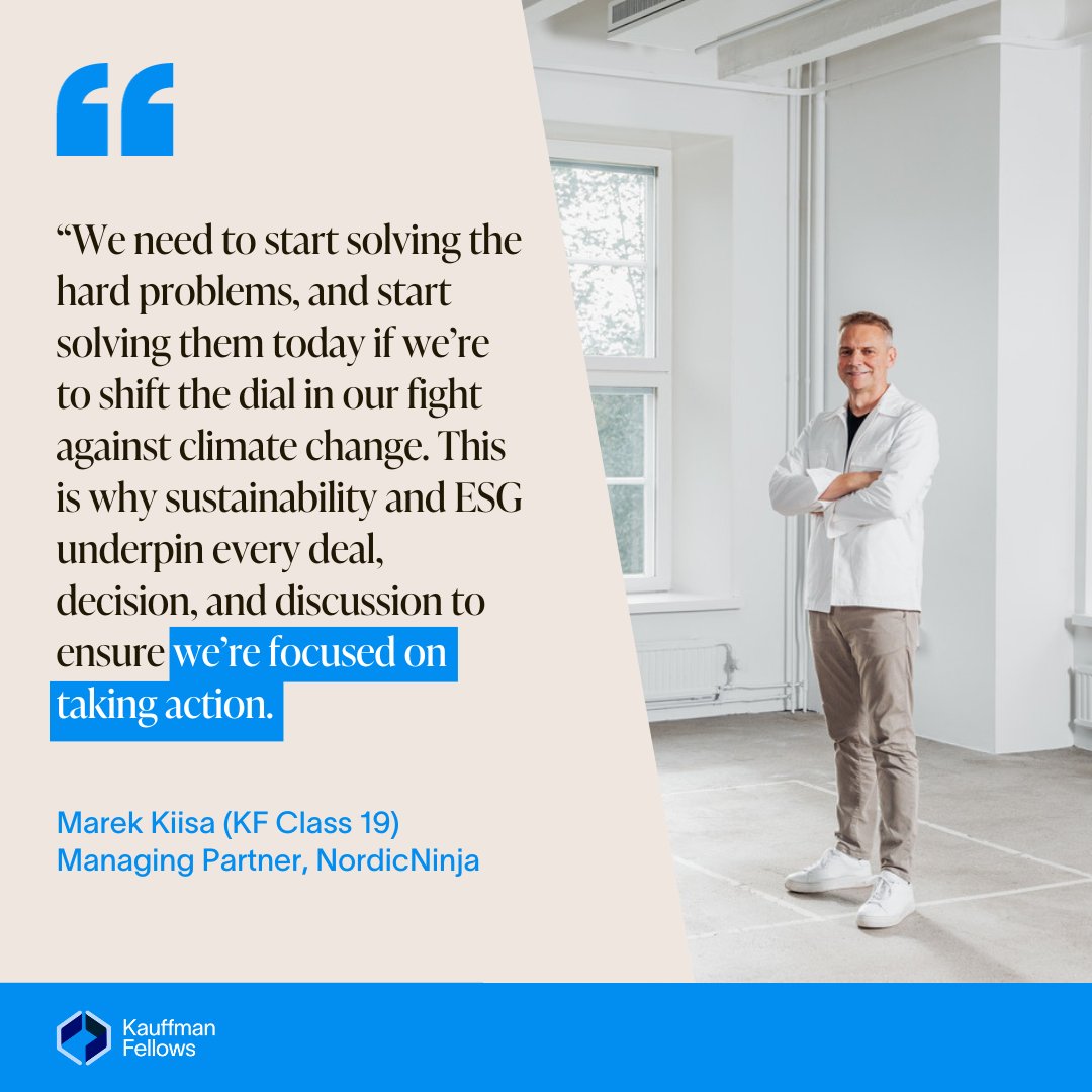 KauffmanFellows's tweet photo. 💸 @mkiisa and @NordicNinjaVC, a firm that is Europe's largest Japanese VC and led by founders, recently closed a new €200M fund to invest in startups building at the intersection of climate and deeptech 🌱https://t.co/qzFcVuu9Qu https://t.co/DULXVjX4CE