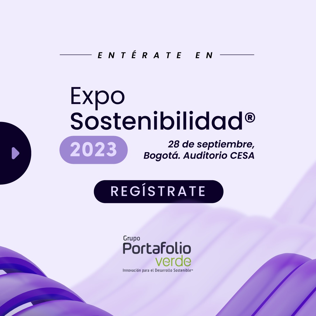 PortafolioVerde's tweet photo. ¡Entérate de esto y mucho más en #Exposostenibilidad2023!
👉 Regístrate aquí https://t.co/jPmdHVPiBQ
📅 28 de septiembre 
⏰ 8:00 am a 1:00 pm 
📍 Auditorio CESA - Carrera 6 #34-51, Bogotá. https://t.co/qGmv1IMmP0