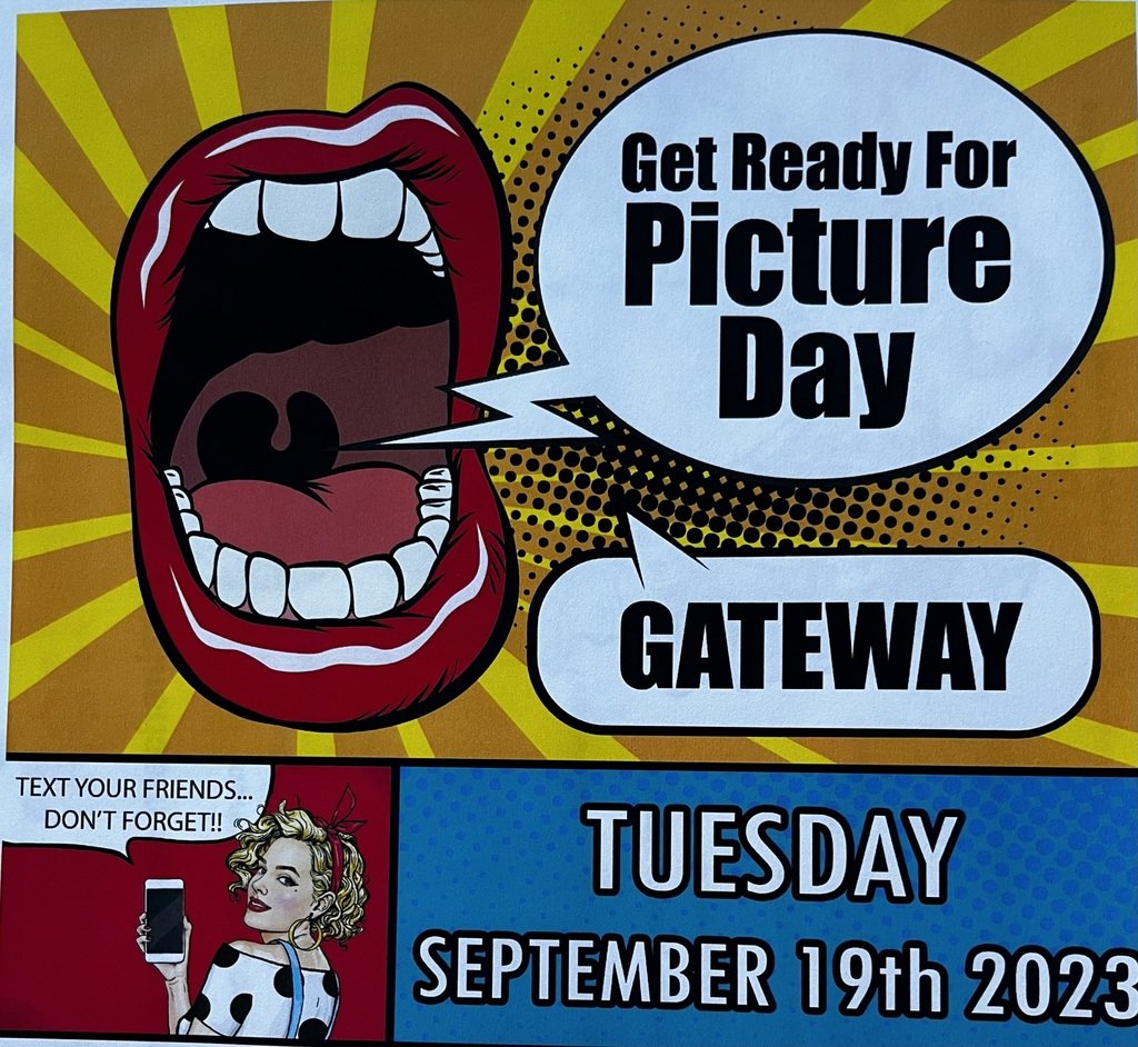 Picture day tomorrow! Dress your best!