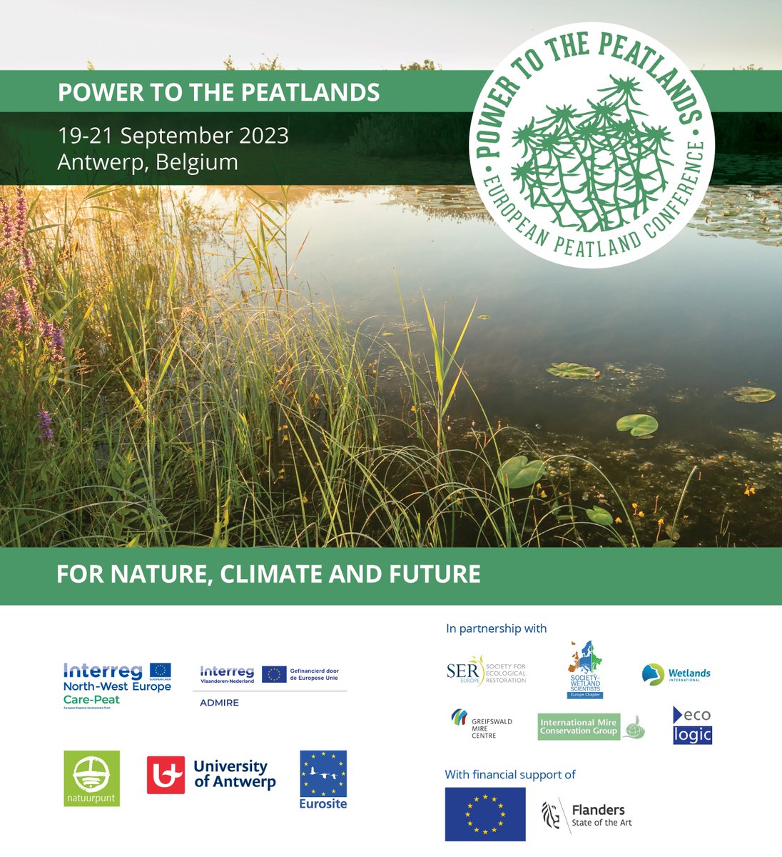 Interreg ADMIRE (@interregadmire) on Twitter photo Excited!
#Power2Peatlands will visit 6 Interreg ADMIRE sites in 🇳🇱🇧🇪
Bringing knowledge sharing to practice on European scale!💪
<a href="/InterregVLANED/">Interreg Vlaanderen-Nederland</a> <a href="/MijnNatuurpunt/">Natuurpunt</a> <a href="/Radboud_Uni/">Radboud University</a> <a href="/VLMtweet/">Vlaamse Landmaatschappij</a> @StBargerveen <a href="/UAntwerpen/">UAntwerpen</a> @Natuurmonument <a href="/zooantwerpen/">ZOO Antwerpen</a> <a href="/pidpa/">Pidpa</a> <a href="/Bosgroepen/">Bosgroepen</a> Excited!
#Power2Peatlands will visit 6 Interreg ADMIRE sites in 🇳🇱🇧🇪
Bringing knowledge sharing to practice on European scale!💪
<a href="/InterregVLANED/">Interreg Vlaanderen-Nederland</a> <a href="/MijnNatuurpunt/">Natuurpunt</a> <a href="/Radboud_Uni/">Radboud University</a> <a href="/VLMtweet/">Vlaamse Landmaatschappij</a> @StBargerveen <a href="/UAntwerpen/">UAntwerpen</a> @Natuurmonument <a href="/zooantwerpen/">ZOO Antwerpen</a> <a href="/pidpa/">Pidpa</a> <a href="/Bosgroepen/">Bosgroepen</a>