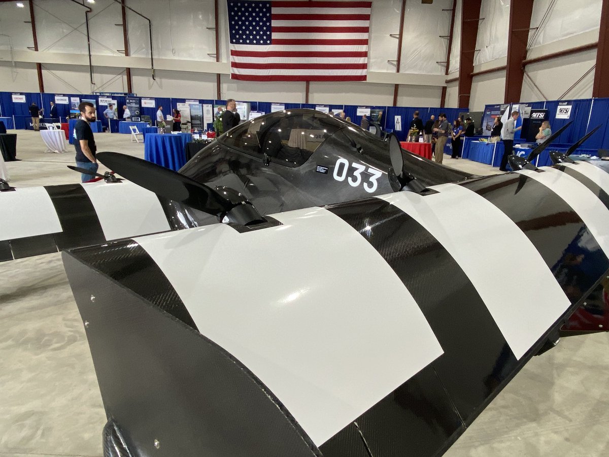 Hoping to see this flying car fly today in Springfield, OH. @openeraero is working out a tech issue