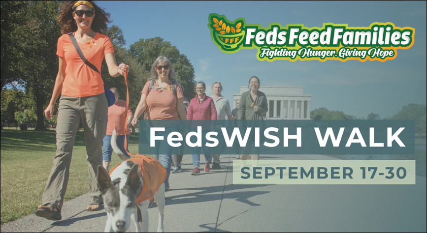 Federal employees - Register now for #FedsWISH eventbrite.com/e/feds-walk-in… #FedsFeedFamilies