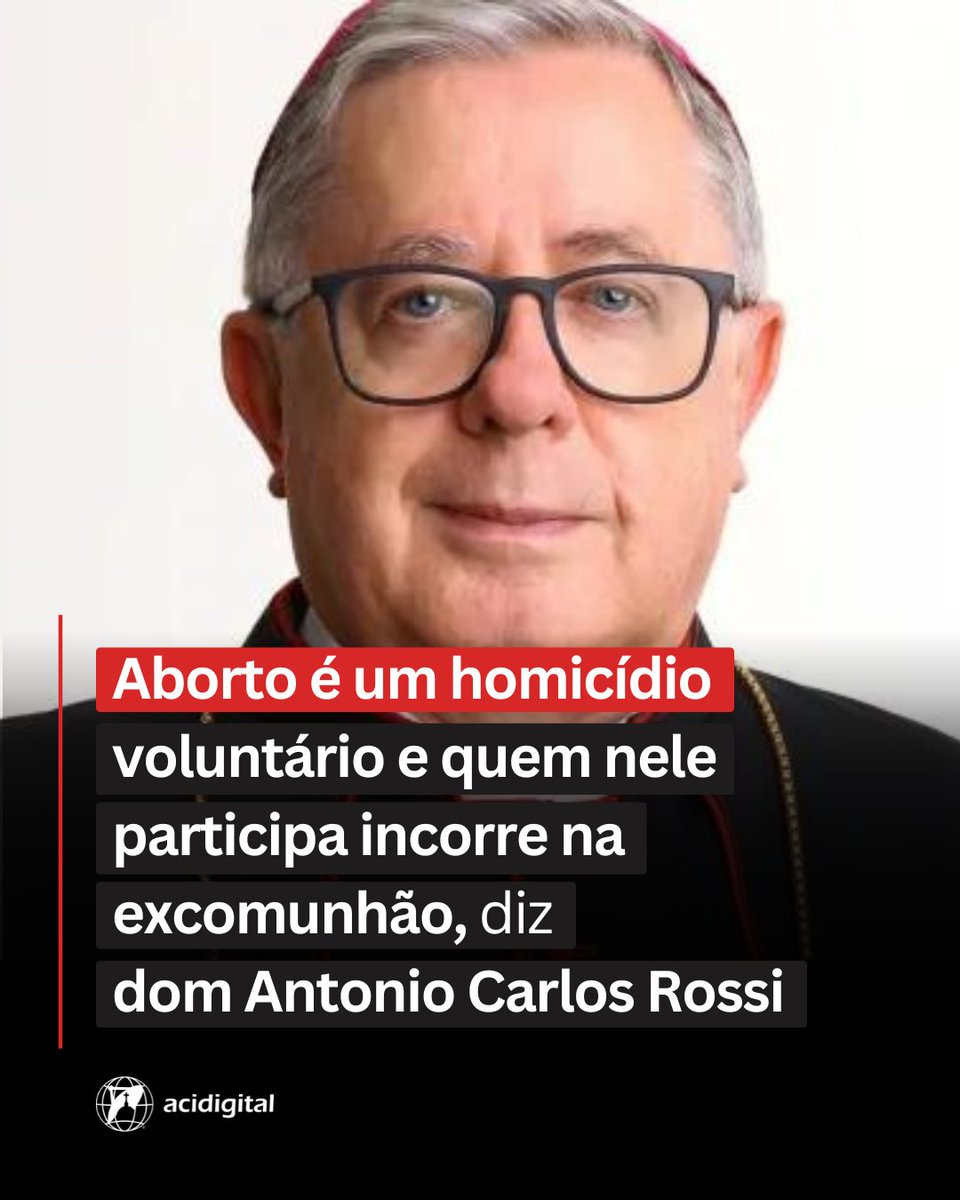 O bispo de Frederico Westphalen (RS), dom Antonio Carlos Rossi Keller, escreveu uma nota pastoral sobre o aborto, no sábado 16 de setembro.

📌 Leia na íntegra: bit.ly/46dvd8v  #acidigital