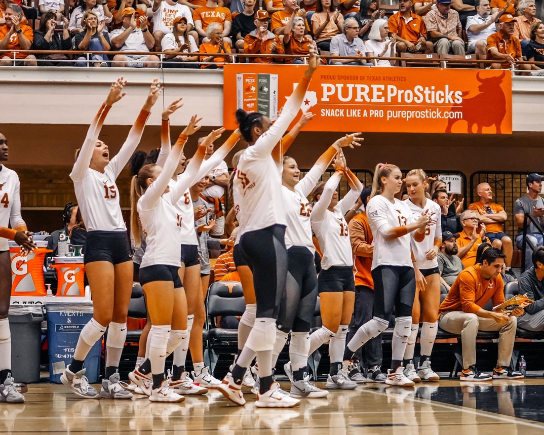 Winning like Pros. PURE is a proud sponsor of Texas Athletics and UT Volleyball.
