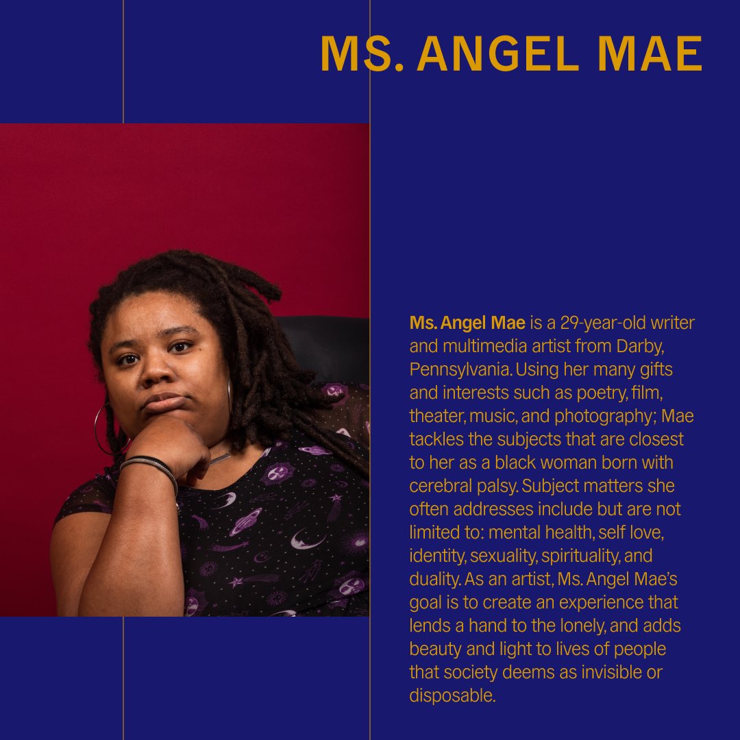 phlcontemporary's tweet photo. This week on the Healing Verse Poetry Line, Ms. Angel Mae reads OKAY.

Dial for some care and healing today! 
Call 1-855-POEMRX2 (1-855-763-6792) https://t.co/0knSUMQ3qO