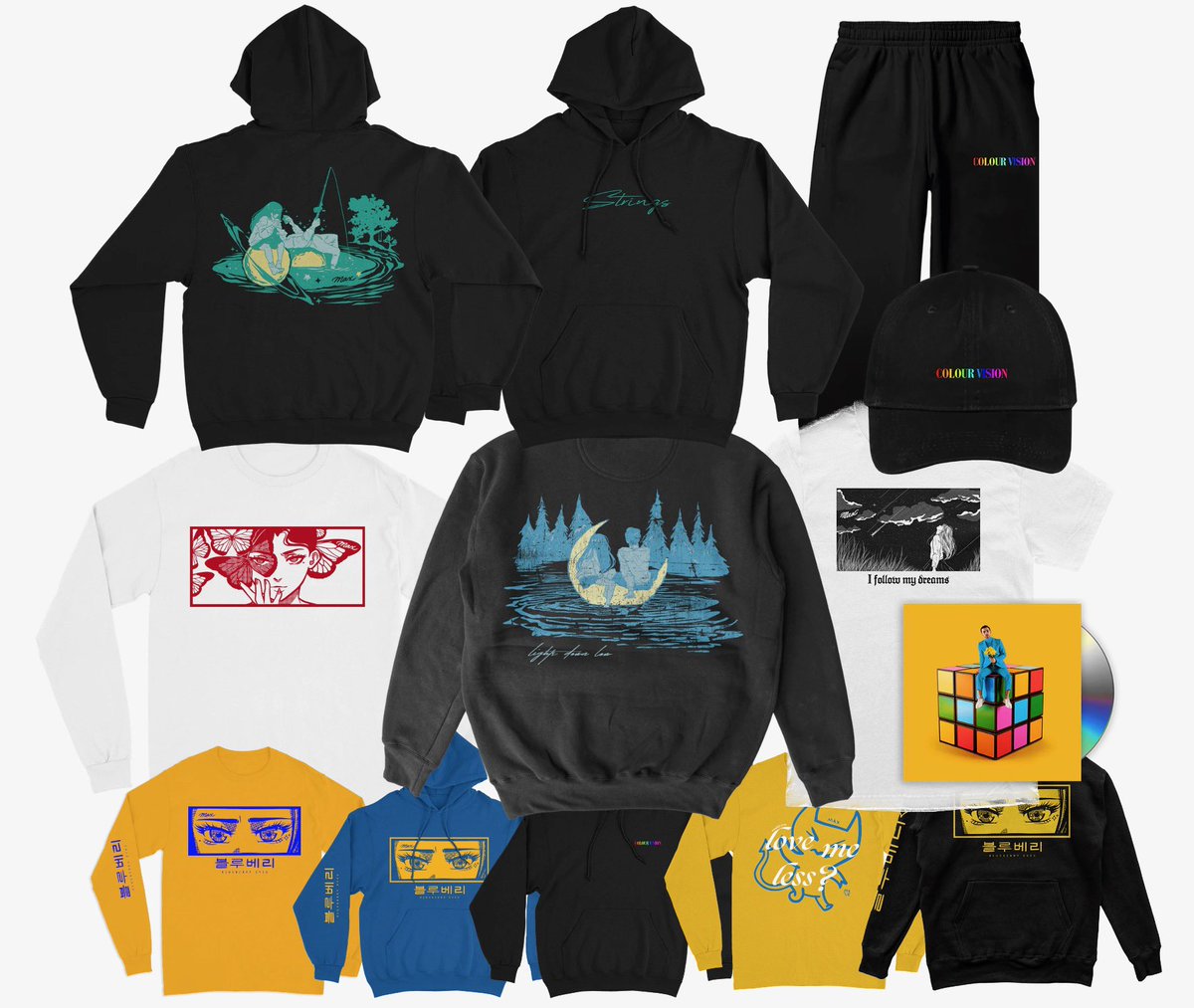 Doing a limited merch drop for a week to celebrate the Colour Vision album anniversary :) 
maxofficialmerch.com