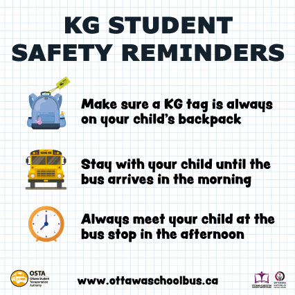 ❗ 🧵 Reminder: JK and SK students must be met in person at the vehicle when the vehicle arrives at the stop. Drivers will not allow KG students off the bus if a parent, guardian, or responsible person is not there to collect them. 

For more info: ow.ly/LOga50PMT4x