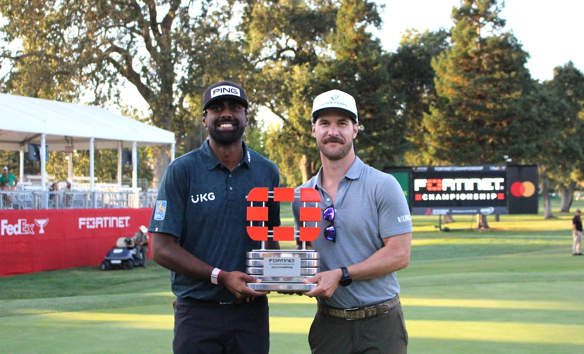 There's a new <a href="/Fortinet/">Fortinet</a> Champion! 🏆 Congratulations to <a href="/SRTheegala/">Sahith Reddy Theegala</a>, winner of the 2023 #FortinetChampionship—his first <a href="/PGATOUR/">PGA TOUR</a> win! 👏

@FortinetChamp