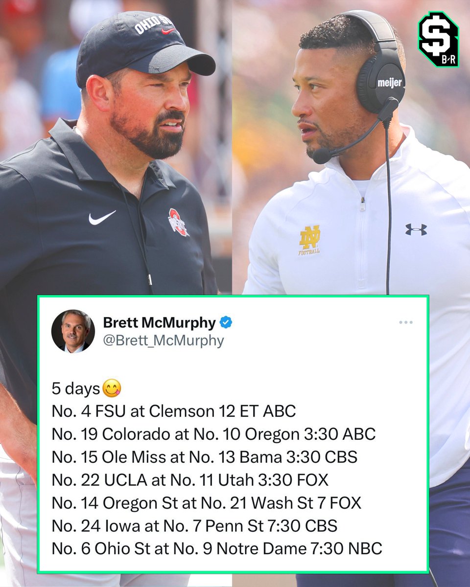 br_betting's tweet photo. Saturday is going to be a MOVIE 🍿

(via @Brett_McMurphy) https://t.co/BNxaowVuN2