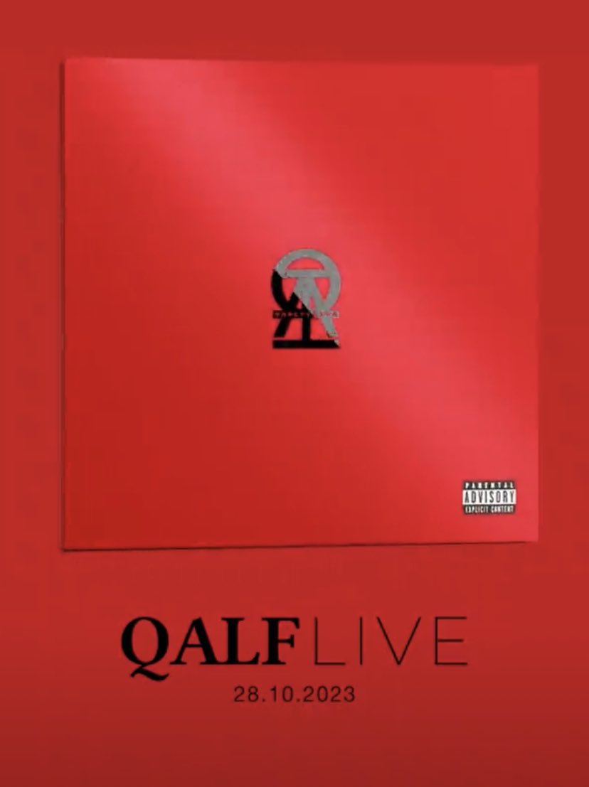 ShadesFrance's tweet photo. 🚨 DAMSO annonce la sortie d’une version live de "QALF INFINITY" 

📆 28 OCTOBRE https://t.co/BAAgXwMpsR