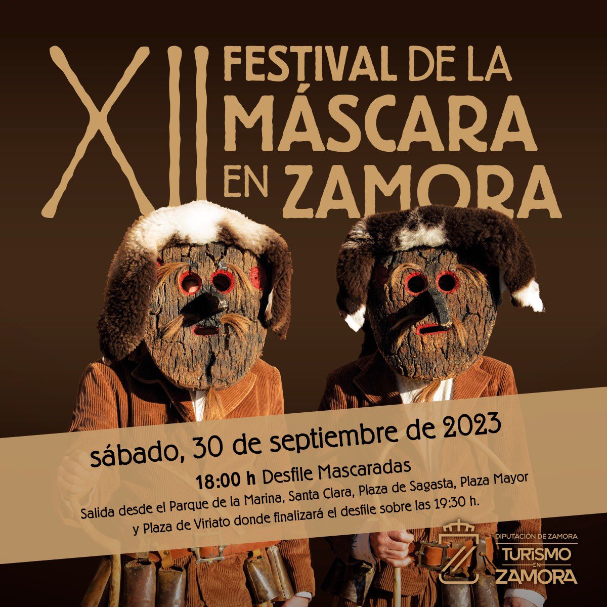 PsJaviSi's tweet photo. El 30 de septiembre nos vemos en Zamora en el XII Festival de la Máscara organizado y patrocinado por el Patronato de Turismo de la Diputación de Zamora 👹 https://t.co/KxqmP7HvB9
