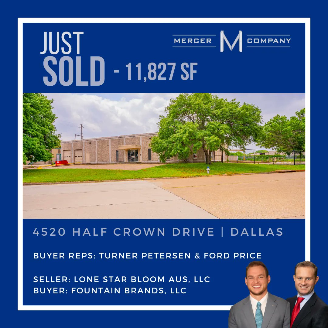 MercerCompany's tweet photo. We are thrilled to share some of our team's recent successful deals. We take great pride in the value we add to the growing DFW commercial real estate market and eagerly anticipate more achievements to come. 🤩

Click on the link in our bio to discover our latest listings. (1) https://t.co/WnfXzpdWYb
